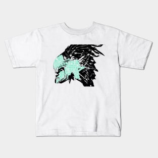 Kotal Kahn text portrait Kids T-Shirt